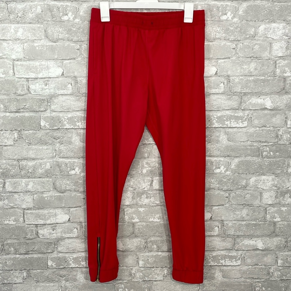 ZYIA Active Red Everywhere Zipper Jogger